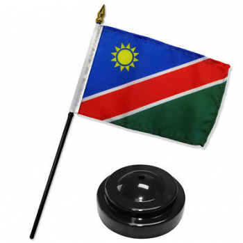 impresión de seda poliéster namibia bandera de mesa del país
