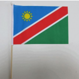 bandiera in stick di namibia di poliestere all'ingrosso per lo sport
