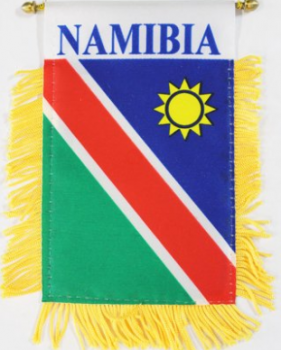 Poliéster decorativo coche colgante namibia borla banner