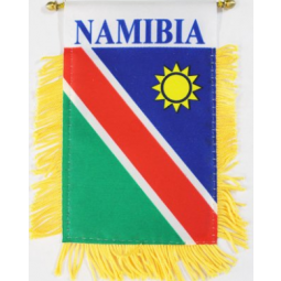 decorative polyester Car hanging namibia tassel banner