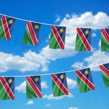 bandeira de estamenha de mini poliéster decorativo namíbia bandeira