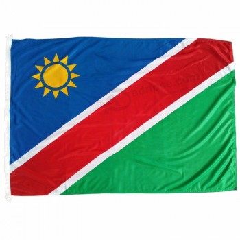 고품질 나미비아 국기 국기 폴리 에스테르 3x5ft