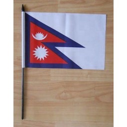 prezzo di fabbrica decorativo nepal mano piccola bandiera personalizzata