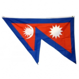 bandiera di paese all'ingrosso del Nepal, poliestere nepal banner