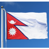 high quality polyester national flags of nepal