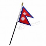 zeefdruk kleine Nepal hand signaal vlaggen