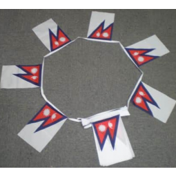 Polyester Nepal Bunting Banner für Outdoor-Event