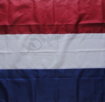 Quality 210D Nylon embroidered Netherlands flag Dutch national flag in customized sizes