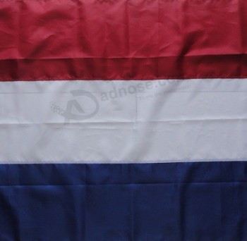 quality 210d nylon embroidered netherlands flag dutch national flag in customized sizes