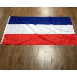 полиэстер трафаретная печать открытый красный белый синие полосы на заказ флаг нидерланды голландский флаг 