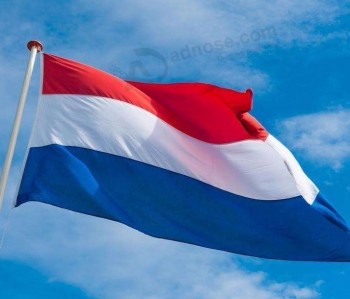 네덜란드 국가 100 % 폴리 에스터 비행 깃발