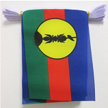 Zigolo decorativo della bandiera della stringa della Nuova Caledonia