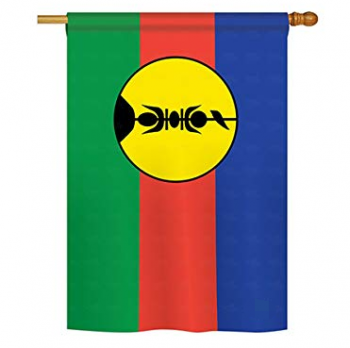 dekorative Neukaledonien-Gartenflagge Polyesteryard Neukaledonische Flaggen