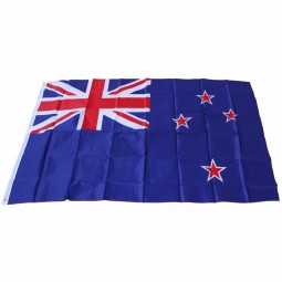 высокое качество полиэстер ткань напечатаны национальный прочный квадрат флаг Новой Зеландии