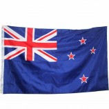 Горячие оптовые продажи Красные звезды синие висячие Национальный флаг Новой Зеландии 3 На 5 футов 90x150см разв