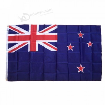 hochwertige 3x5 ft neuseeland flagge mit messingösen polyester landesflagge