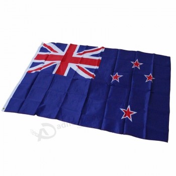 Hersteller Großhandel 100% Polyester 90 * 150 cm 3 * 5 Fuß Neuseeland Flagge Australien Flagge