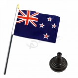 Bandiera da tavolo all'ingrosso della Nuova Zelanda di alta qualità a basso prezzo