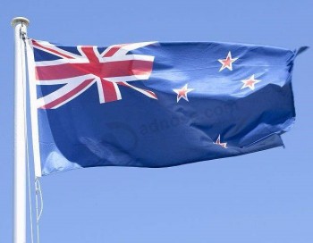 Bandeira da nova zelândia bandeira nacional poliéster nylon bandeira bandeira voadora