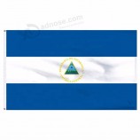 национальный флаг Никарагуа / баннер страны никарагуанский флаг