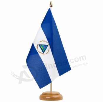 니카라과 테이블 국기 니카라과 바탕 화면 플래그