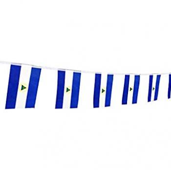 dekorative Mini-Nicaragua National String Flag Bunting