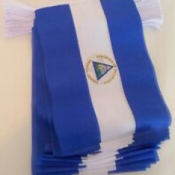 nicaragua country bunting flag banners for celebration