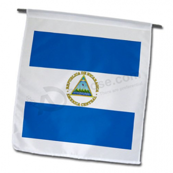 dekorative nicaraguanische Gartenflagge Polyester-Nicaragua-Yardflaggen