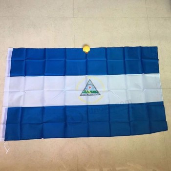poliéster bandeira nacional da nicarágua / bandeira do país de nigaragua