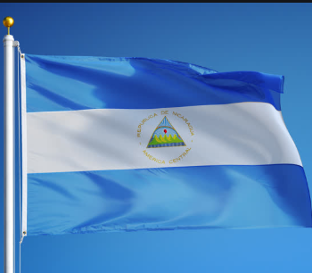polyester print 3*5ft nicaragua country flag manufacturer
