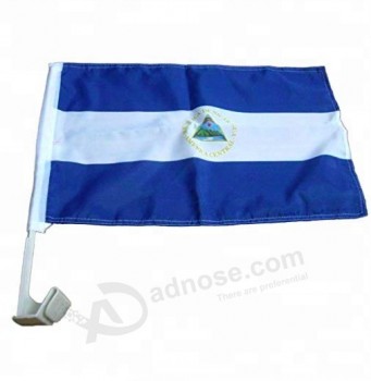 Никарагуа национальный автомобиль флаг / нигарагуа окно автомобиля флаг