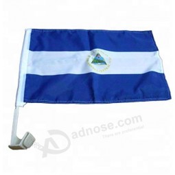 Nicaragua national car flag / Nigaragua car window flag