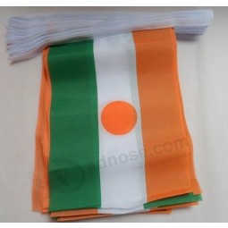 niger bandera de empavesado de 6 metros 20 banderas 9 '' x 6 '' - banderas de cuerda nigerianas 15 x 21 cm