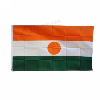 aangepaste vlag van het nationale land van niger