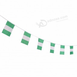 Sports Events Nigeria Polyester Country String Flag