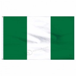 3x5ft nationale vlag van nigeria polyester land nigeria vlag