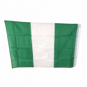 Standardgröße kundenspezifische Nigeria-Land-Staatsflagge