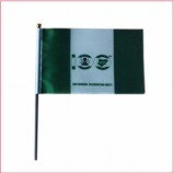 fabriek prijs decoratieve nigeria hand kleine vlag custom