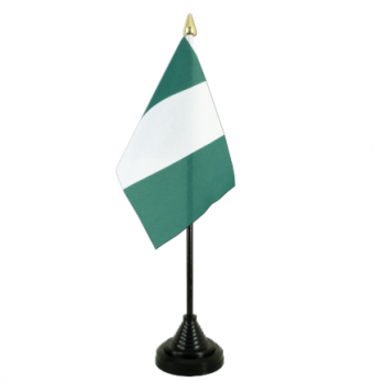 venta directa de fábrica oficina nigerian table top flag