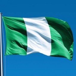 Hot sale polyester Nigeria country national flag