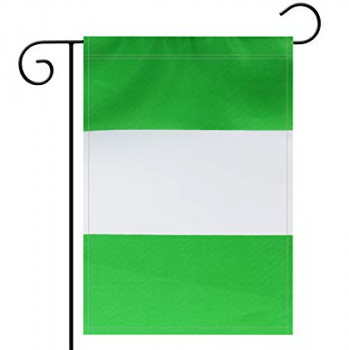 ナイジェリアの装飾的な庭の旗ポリエステルヤードナイジェリアの旗