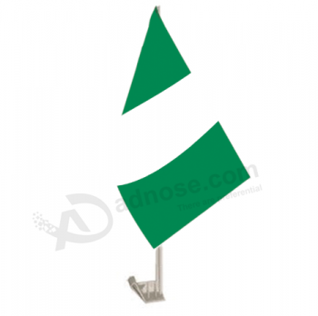 Bandera nacional del coche del día nacional de Nigeria / bandera de la ventana de la ventana del coche del país de Nigeria