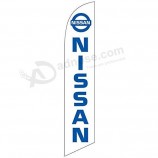 nissan banner 12ft stock feather flag Bausatz mit Stange und Spike