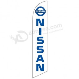 nissan banner 12ft stock feather flag Bausatz mit Stange und Spike