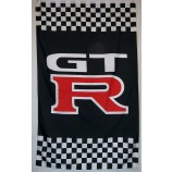 GTR 경주 자동차 플래그 5 'X 3'실내 야외 자동차 배너