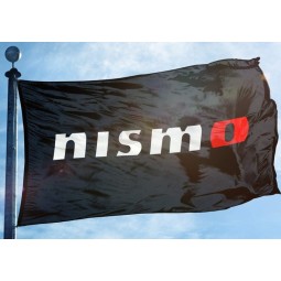nismo flag banner 3x5 ft japanisch nissan motorsport autorennen schwarz