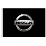 thuis koning nissan vlaggen banner 3x5ft 100% polyester, canvas hoofd met metalen doorvoertule
