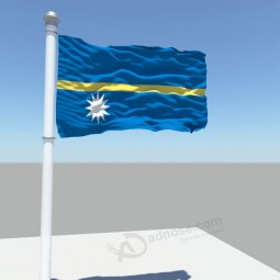 aangepaste beste kwaliteit nauru vlag met goedkope prijs