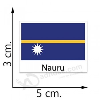 Науру флаг временные татуировки стикер татуировка тела