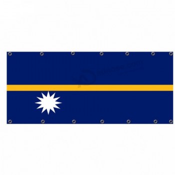 Nationale Nauru-Maschenflagge des Porzellanlieferanten für Ausstellung